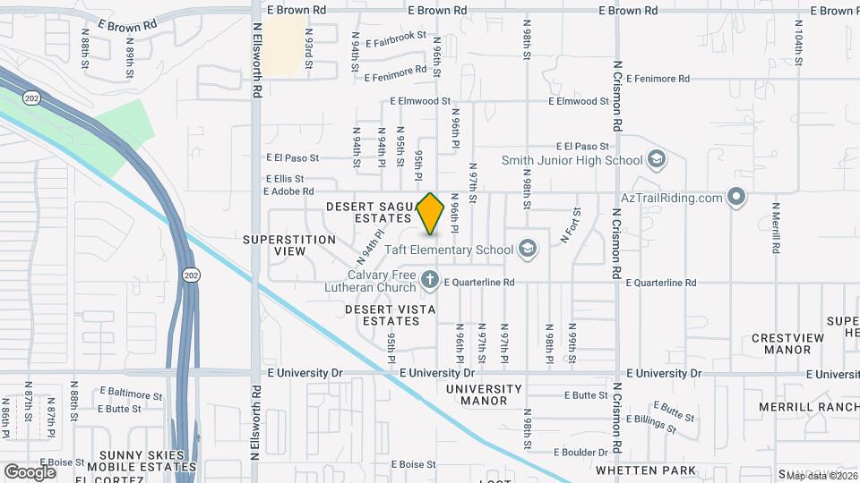 9554 E Dallas St Map and Location Details