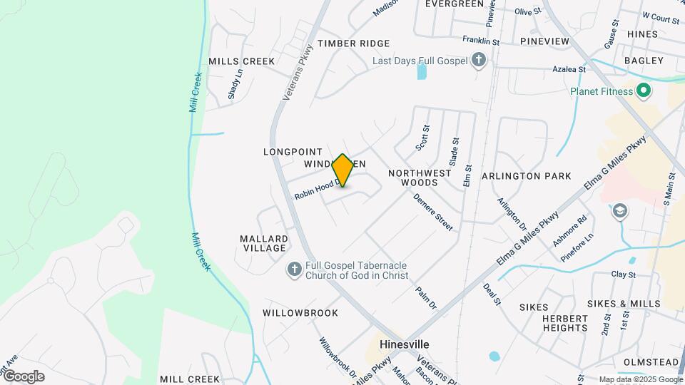 708 Friar Tuck Ln Map and Location Details