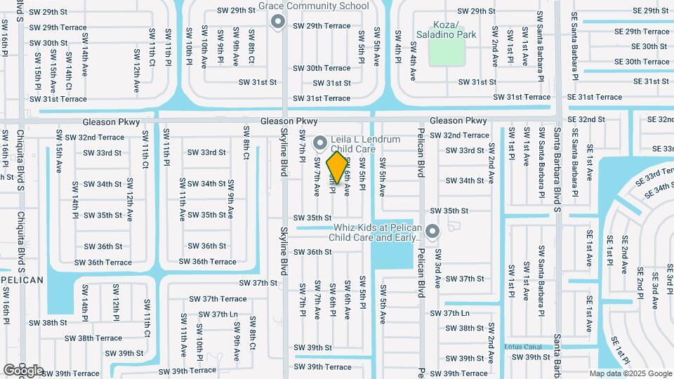 3411 SW 6th Pl Map and Location Details