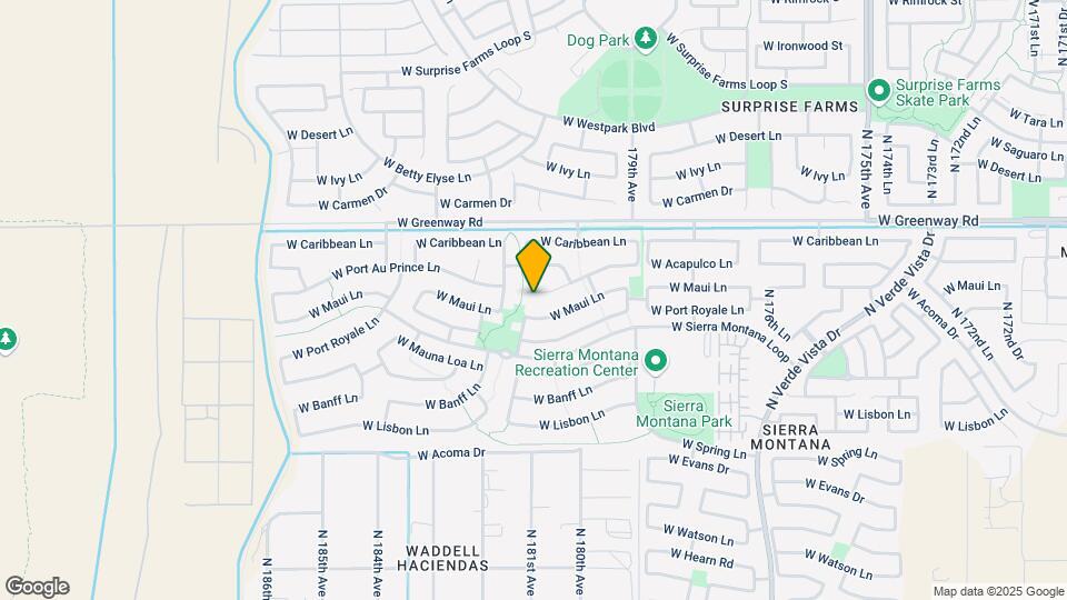 18061 W Port Au Prince Ln Map and Location Details