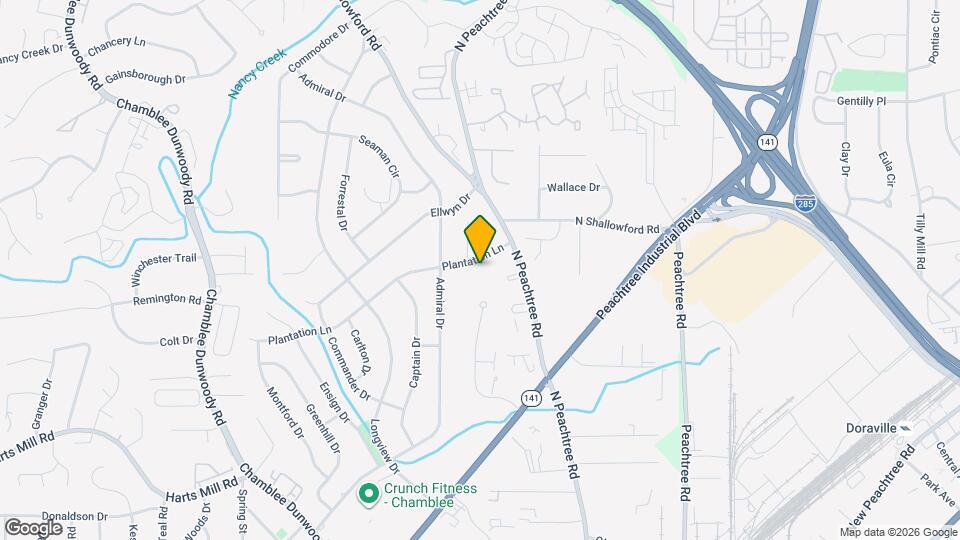 2187 Plantation Ln Map and Location Details