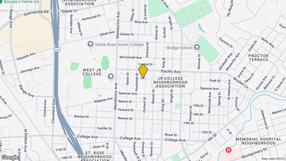 1143 Orchard St Mapa y Detalles de la Ubicación