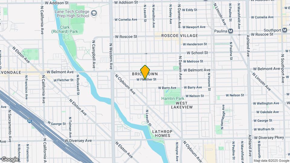 3120 N Leavitt St Map and Location Details