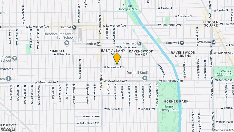 3050-3056 W Sunnyside Ave Mapa y Detalles de la Ubicación