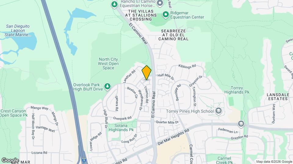 13663 Tiverton Rd Map and Location Details