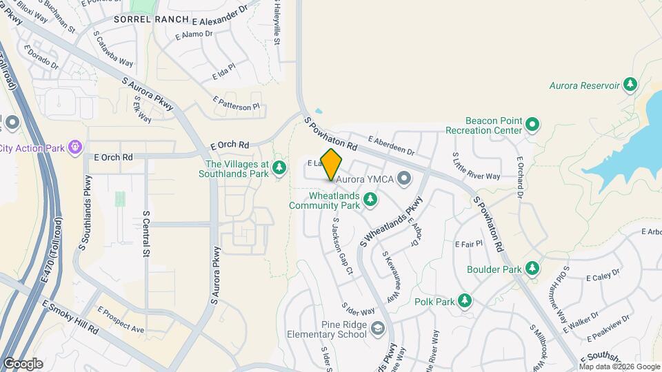 25104 E Pinewood Pl Mapa y Detalles de la Ubicación