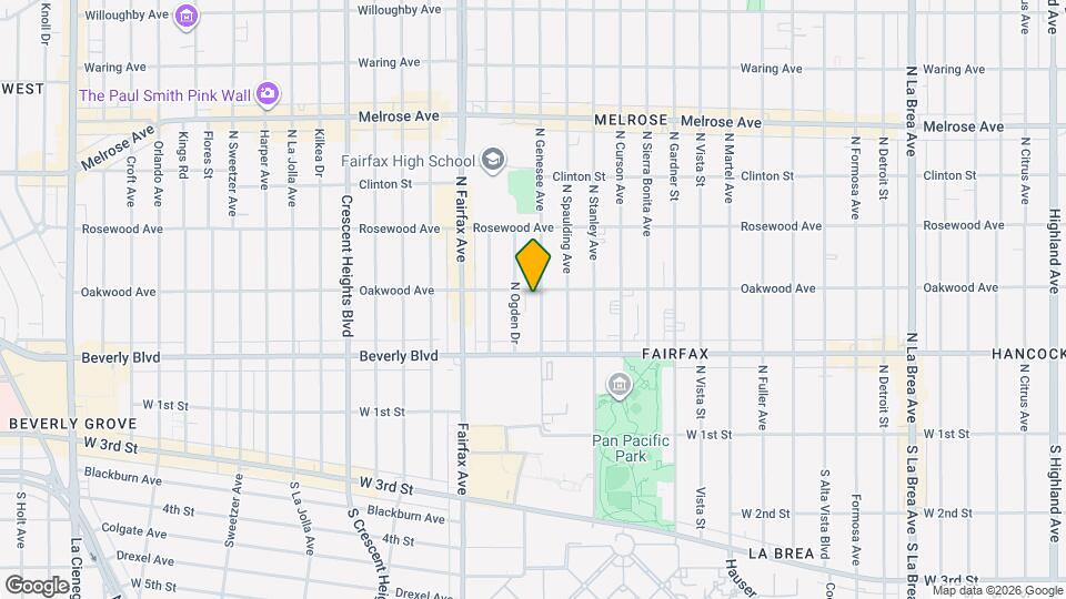 361 N Genesee Ave Map and Location Details