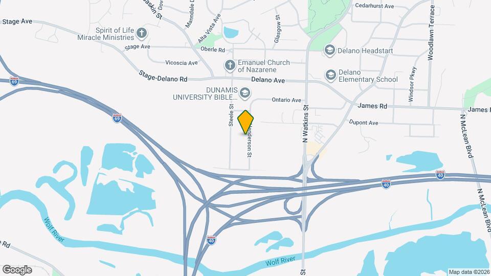 2569 Henderson St Map and Location Details