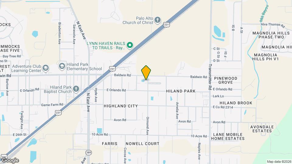 2931 Ormond Ave Map and Location Details