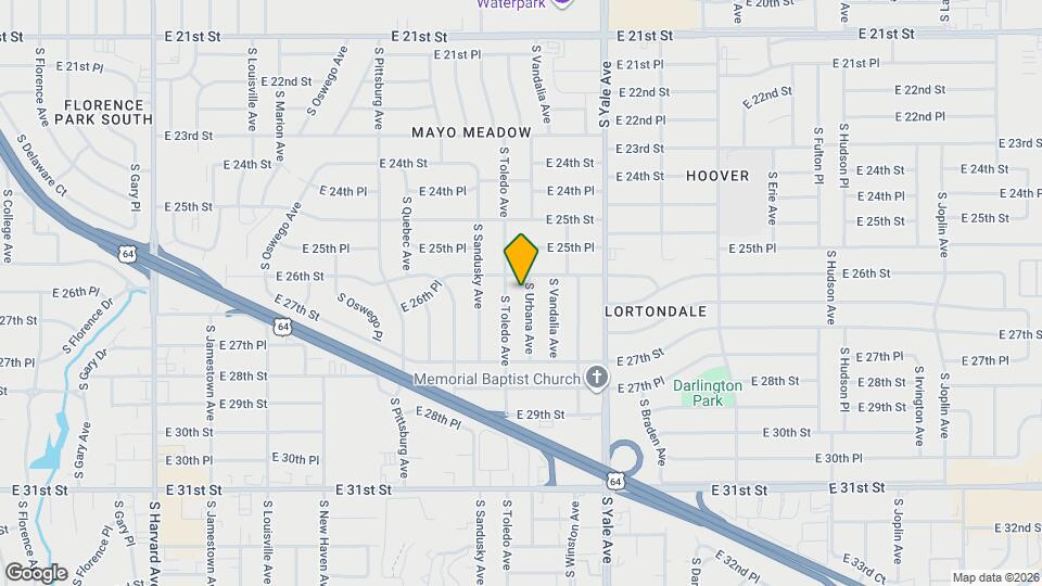 2614 S Urbana Ave Mapa y Detalles de la Ubicación