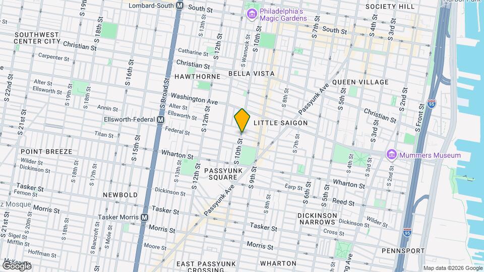 1165 S 10th St Map and Location Details