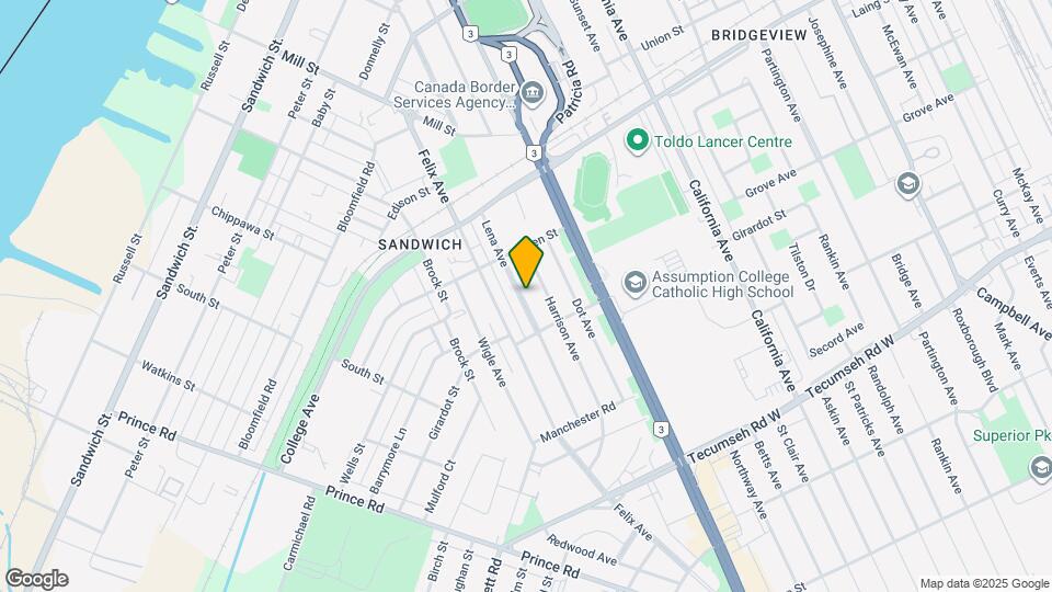 1054 Lena Ave Map and Location Details