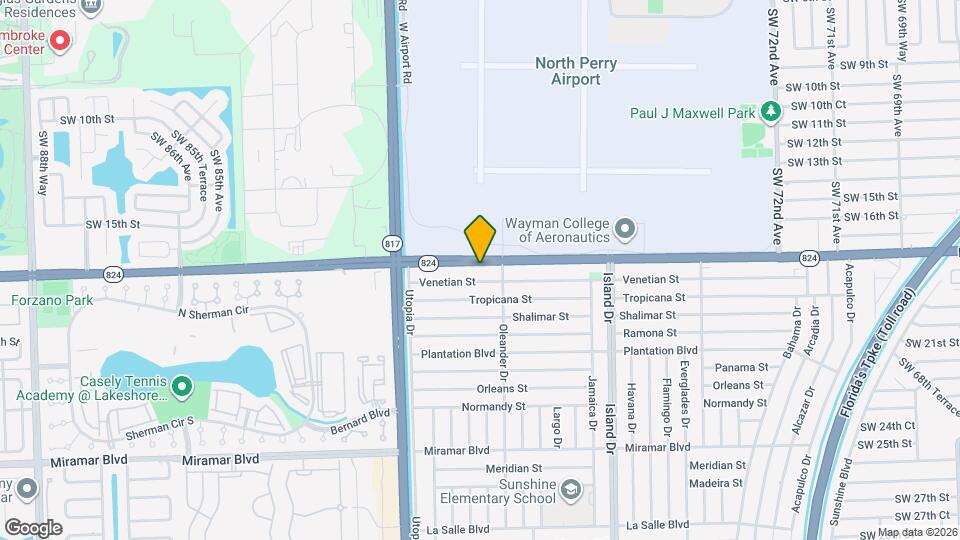 7914 Pembroke Rd Map and Location Details