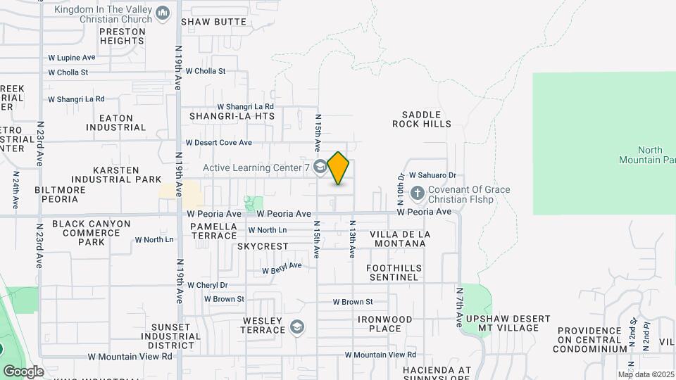1326 W Becker Ln Map and Location Details