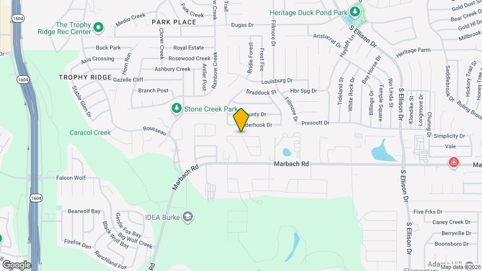 1307 Robbins Point Map and Location Details