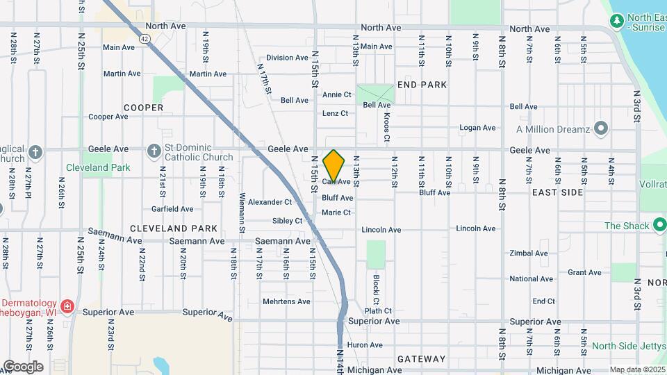 1409 Carl Ave Map and Location Details