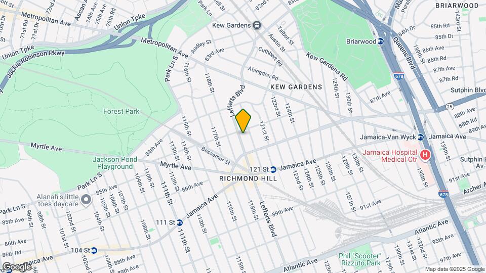 85-11 Lefferts Blvd Map and Location Details