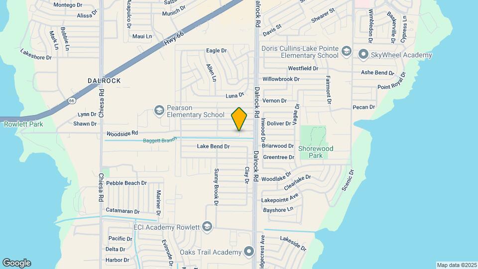 8506 Woodside Rd Map and Location Details