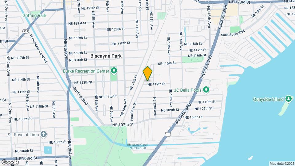 1145 NE 112th St Map and Location Details