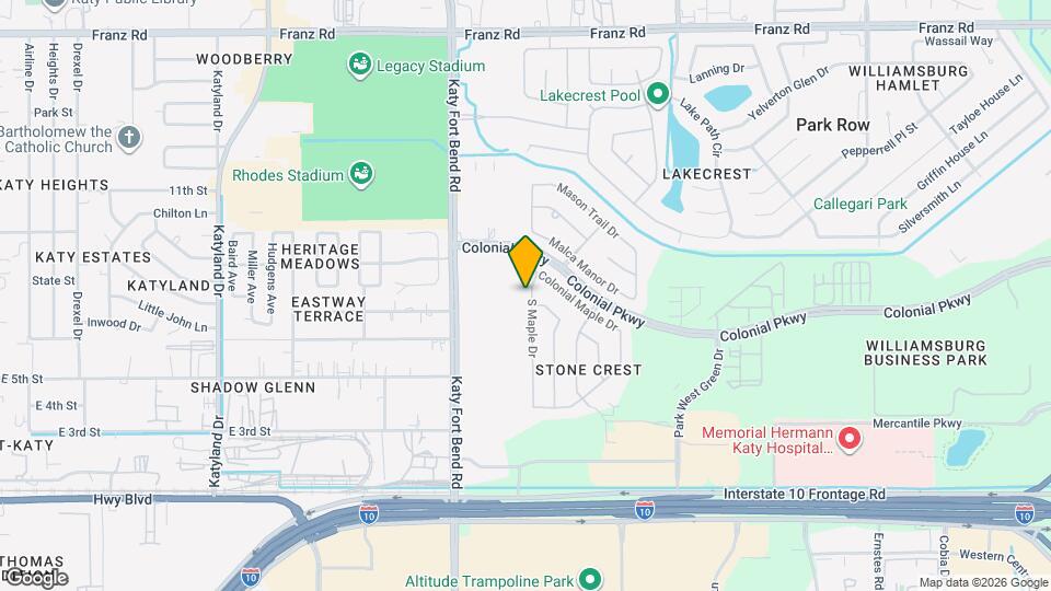 1411 S Maple Dr Map and Location Details