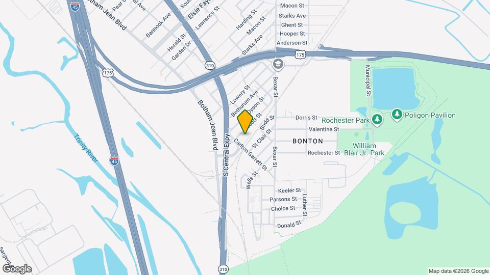 2325 Budd St Map and Location Details