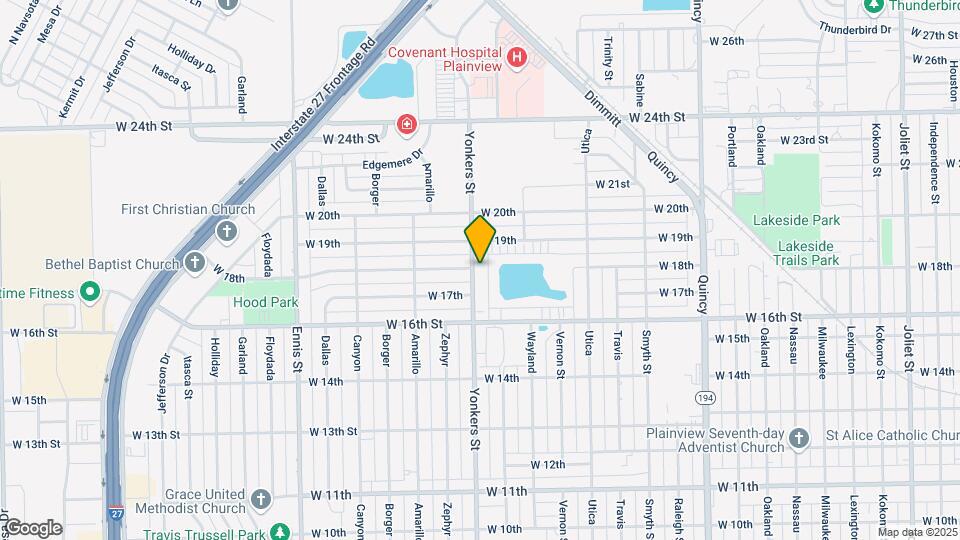 1708 Yonkers St Map and Location Details
