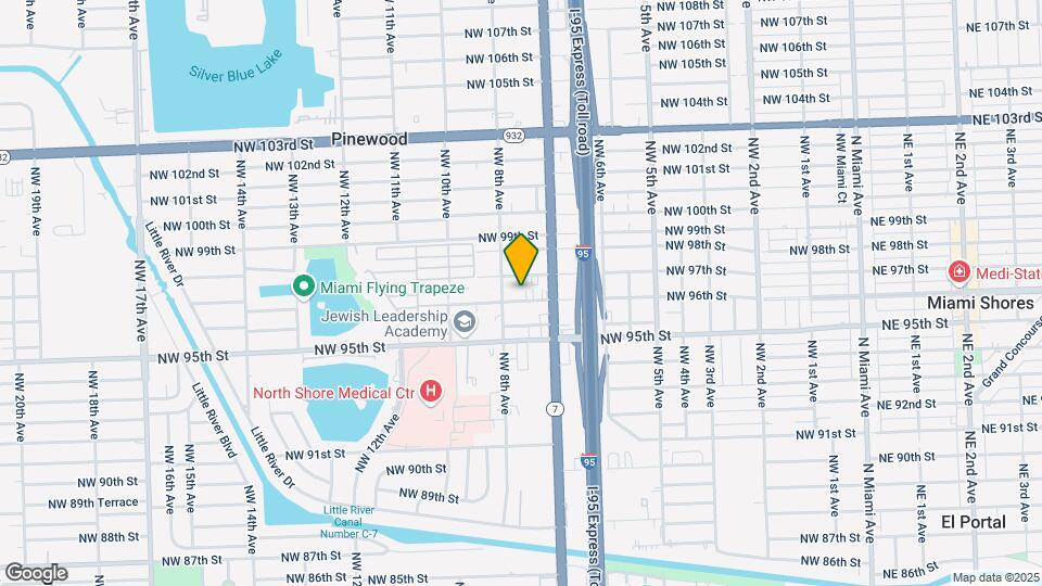 761 NW 96th St Map and Location Details