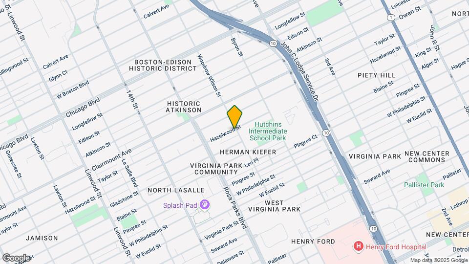 1607 Hazelwood St Map and Location Details