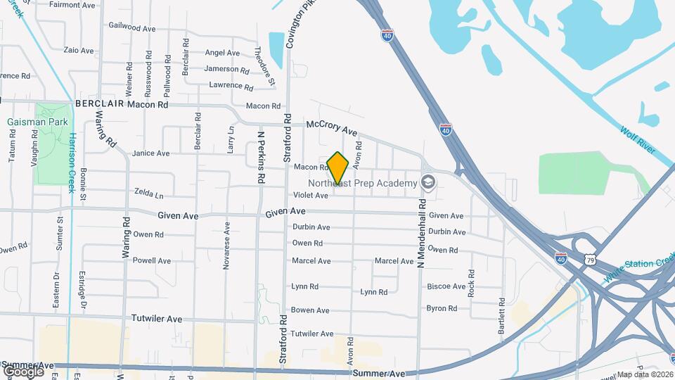 964 Elizabeth Ln Mapa y Detalles de la Ubicación