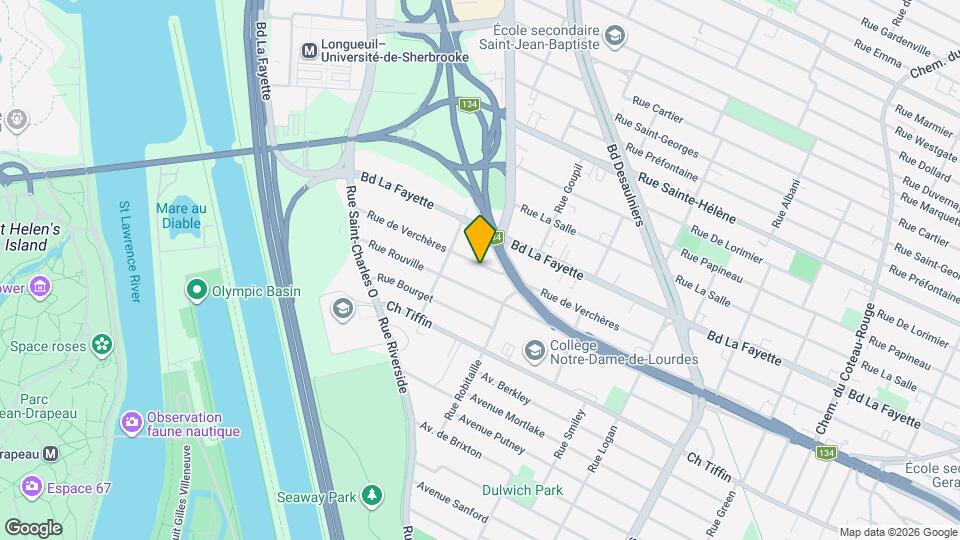 384 Verchères Rue Map and Location Details