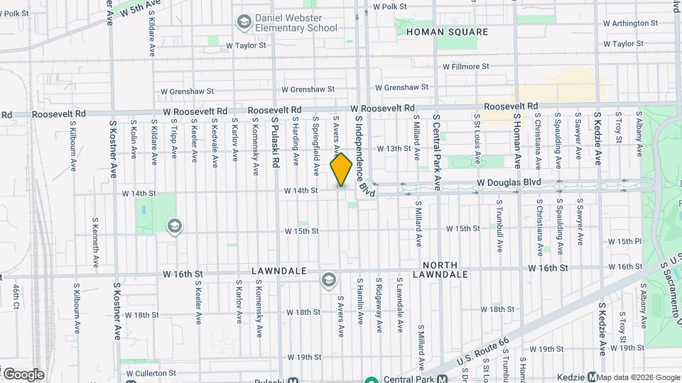 3825 W 14th St, Unit 3825 West 14th Street Map and Location Details