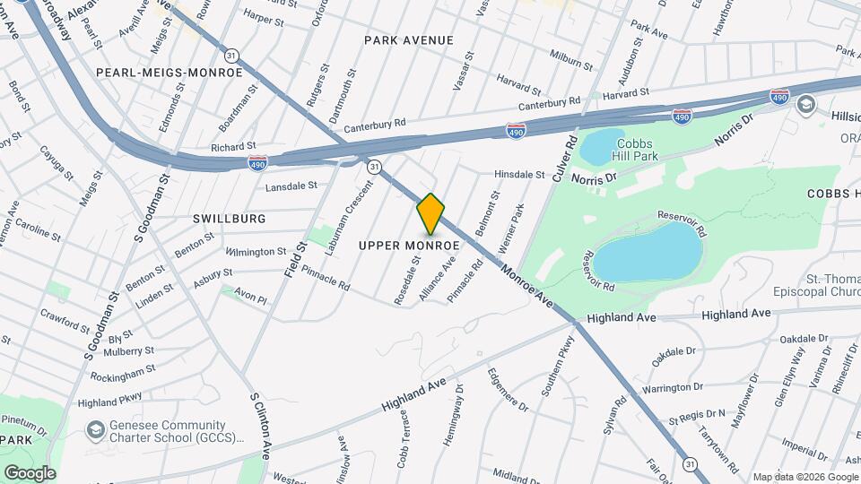 152 Rosedale St, Unit City glamour Mapa y Detalles de la Ubicación