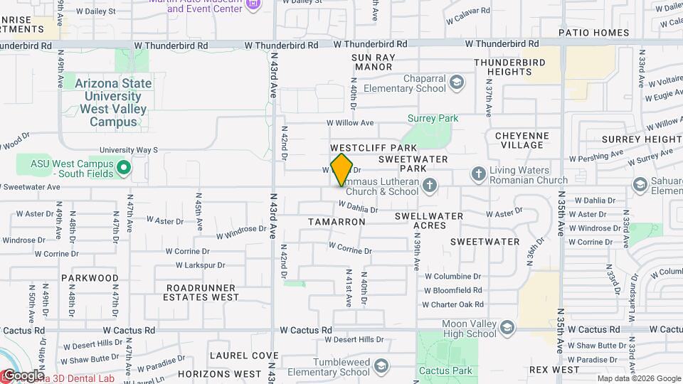 4047 W Sweetwater Ave Map and Location Details
