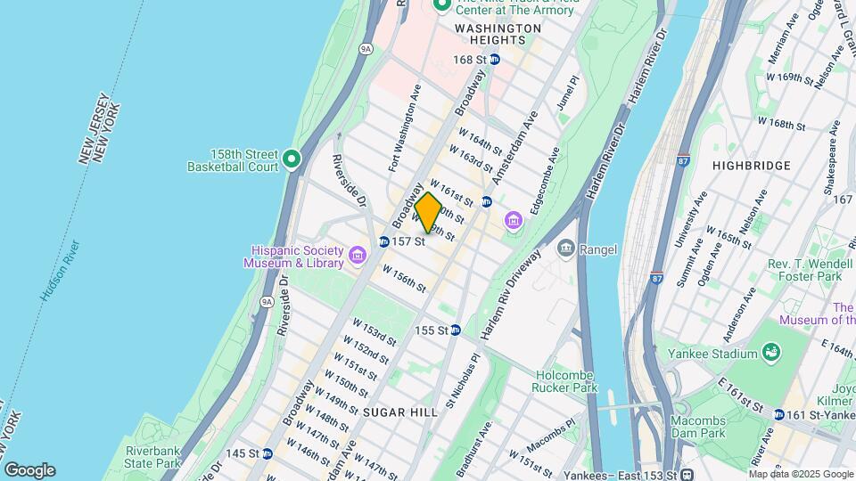 525 W 158th St-Unit -GR2 Map and Location Details
