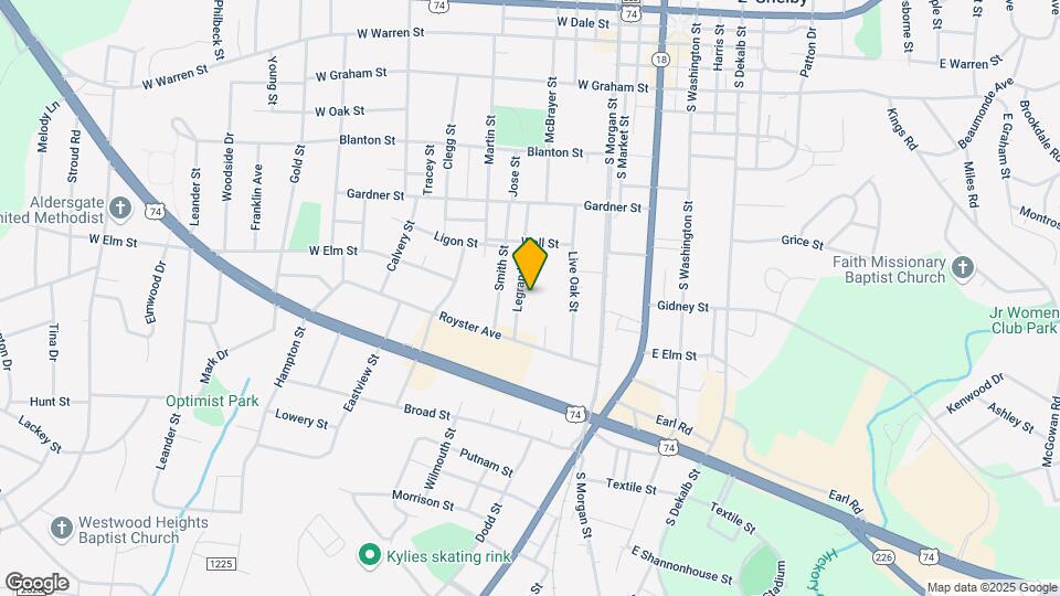 705 Legrand St Map and Location Details
