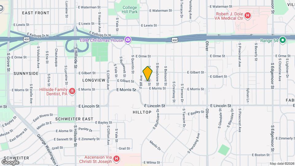 743 S Fountain St Map and Location Details