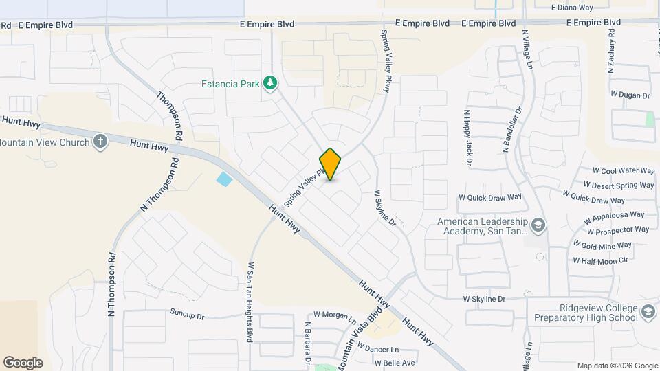 34997 N Sacramento Wash Rd Mapa y Detalles de la Ubicación