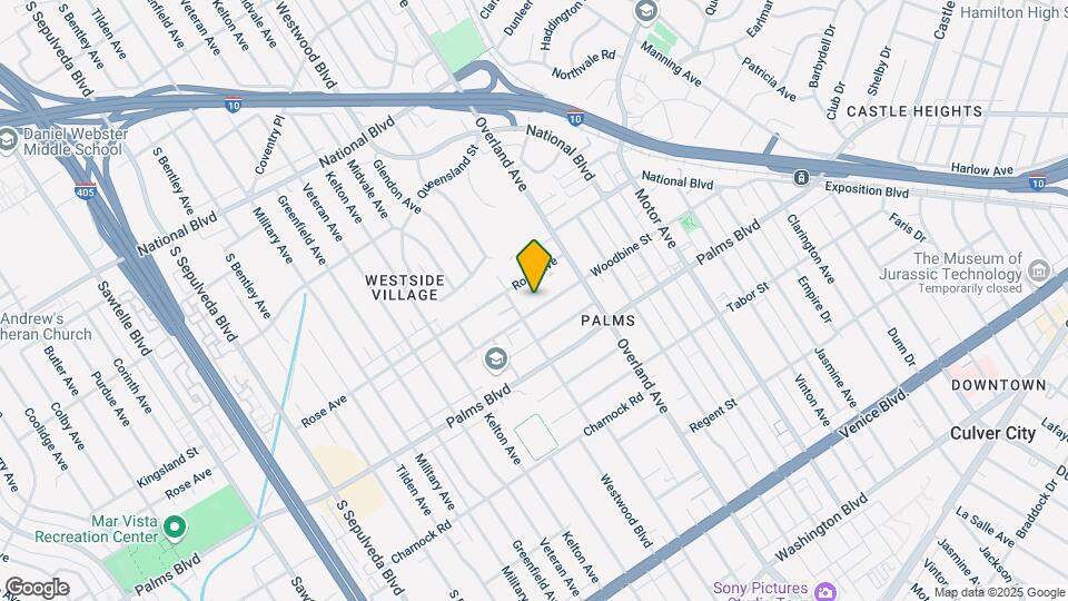 10779 Woodbine St, Unit Apt. 103 Map and Location Details