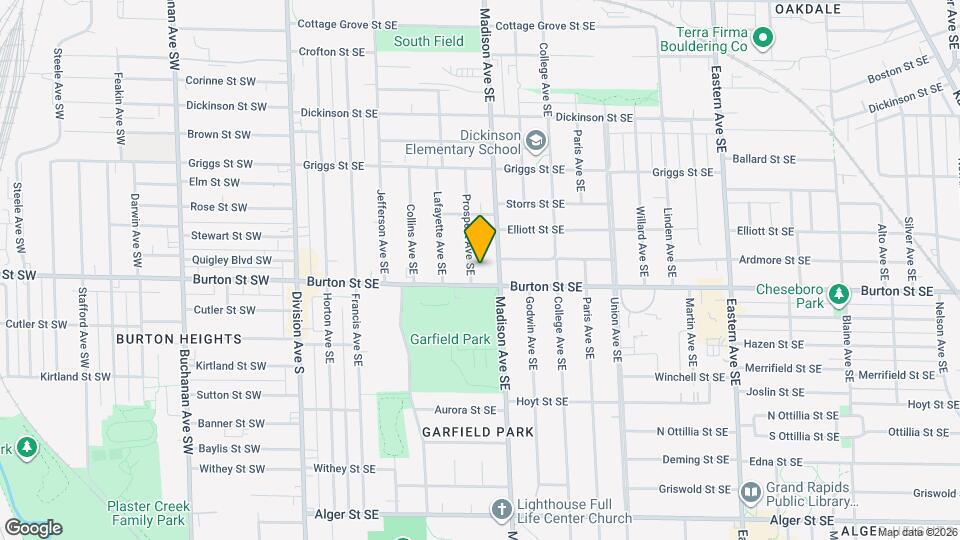 1960 Prospect Ave SE Mapa y Detalles de la Ubicación