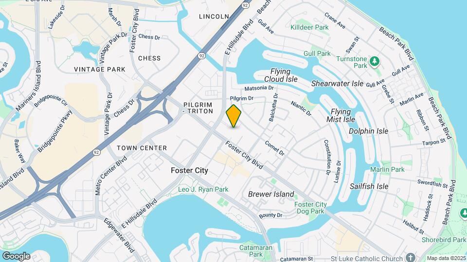 1208 Admiralty Ln Map and Location Details