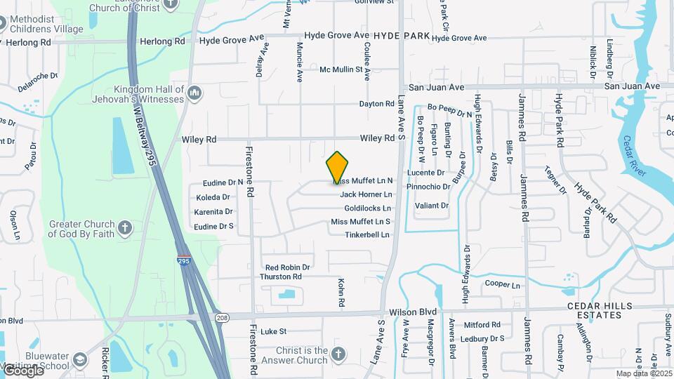 6863 Jack Horner Ln Map and Location Details