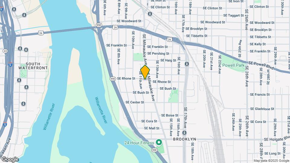 1118 SE Rhone St Map and Location Details