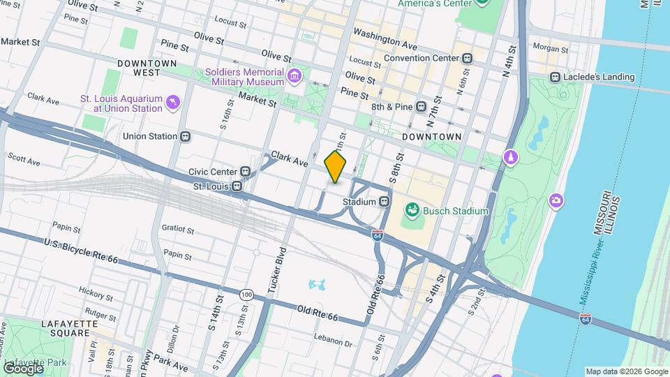 Stadium Loft Apartments Map and Location Details