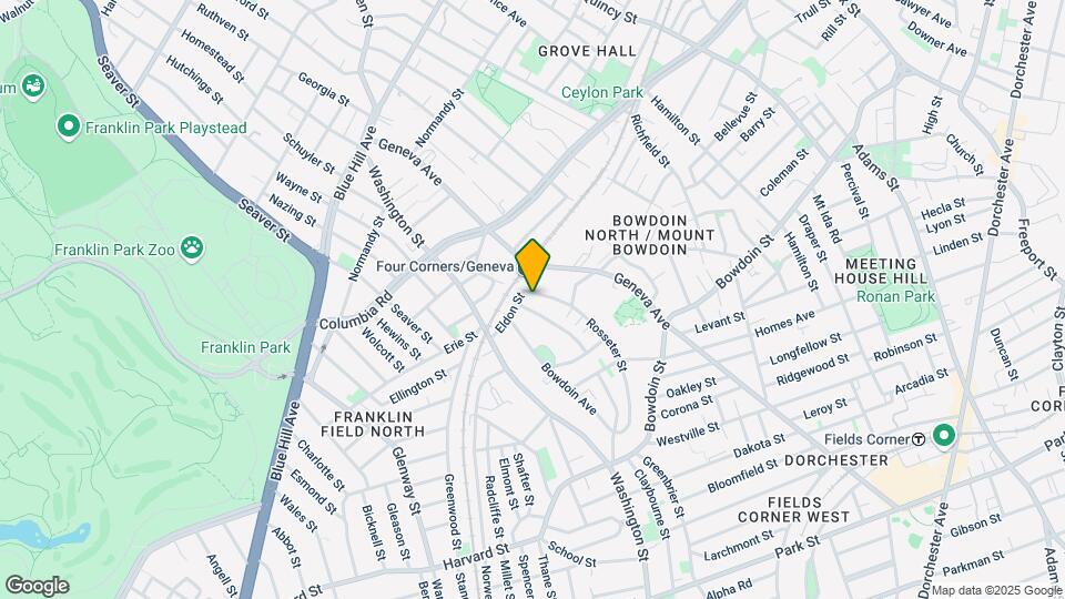 13 Rosseter St, Unit 1 Map and Location Details