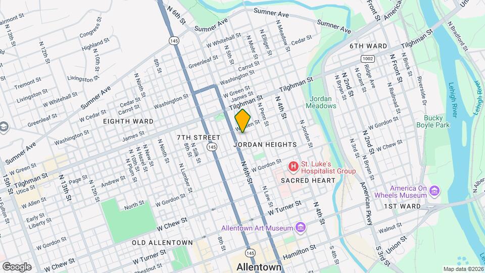 534 N Law St Map and Location Details