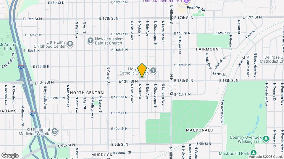 2806 E 13th St N Mapa y Detalles de la Ubicación