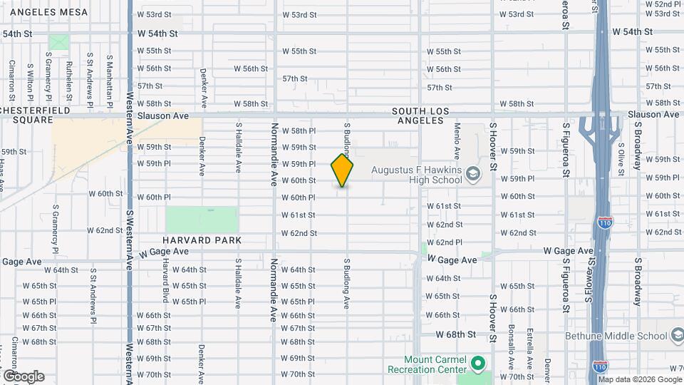 1207 W 60th Pl, Unit 60th Place Map and Location Details