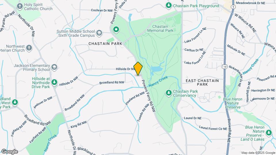 4174 Powers Ferry Rd NW Map and Location Details