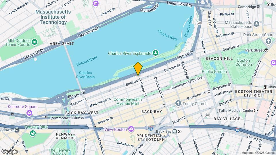 282 Beacon St Mapa y Detalles de la Ubicación