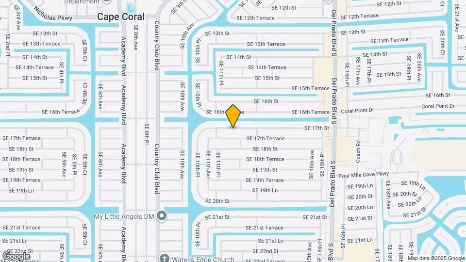 1122 SE 17th St Map and Location Details